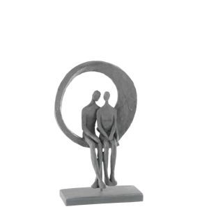 COUPLE CIRCLE POLY GREY