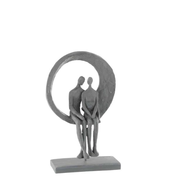 COUPLE CIRCLE POLY GREY