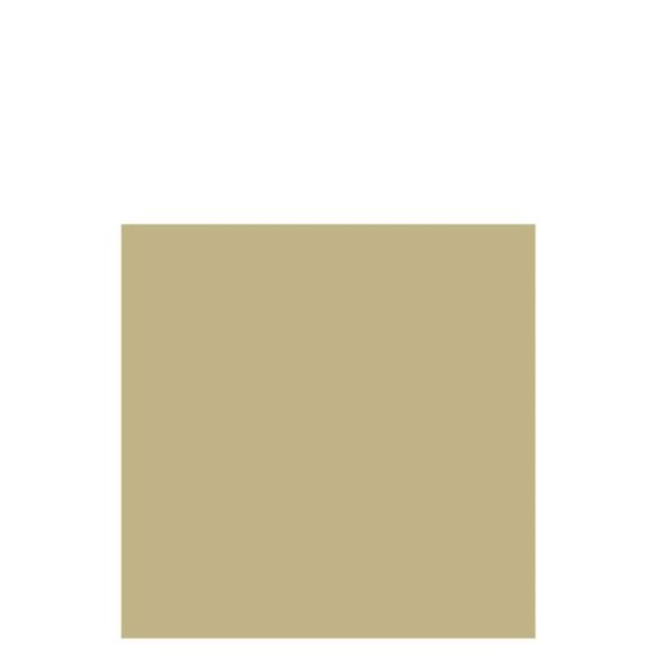 STACK 12 NAPKINS TEXTILE PAPER GOLD LARGE