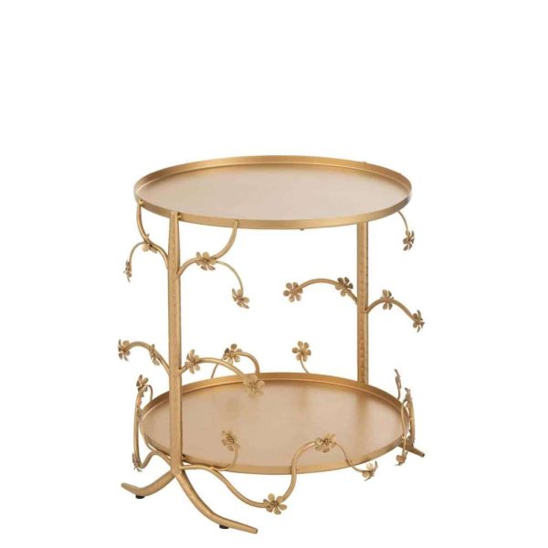 TABLE SIDE METAL GOLD SMALL