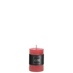 CYL. CANDLE FUCHSIA S18H