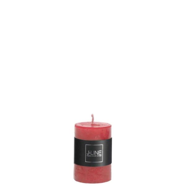 CYL. CANDLE FUCHSIA S18H