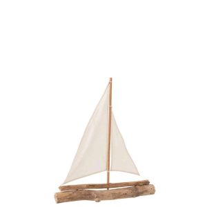 SAILBOAT DRIFTWOOD NATURAL MEDIUM