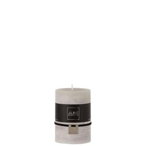 CYLINDER CANDLE  LIGHT GREY M39H