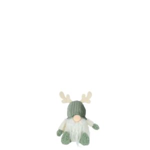 GNOME ANTLERS TEXTILE GREEN/BEIGE SMALL