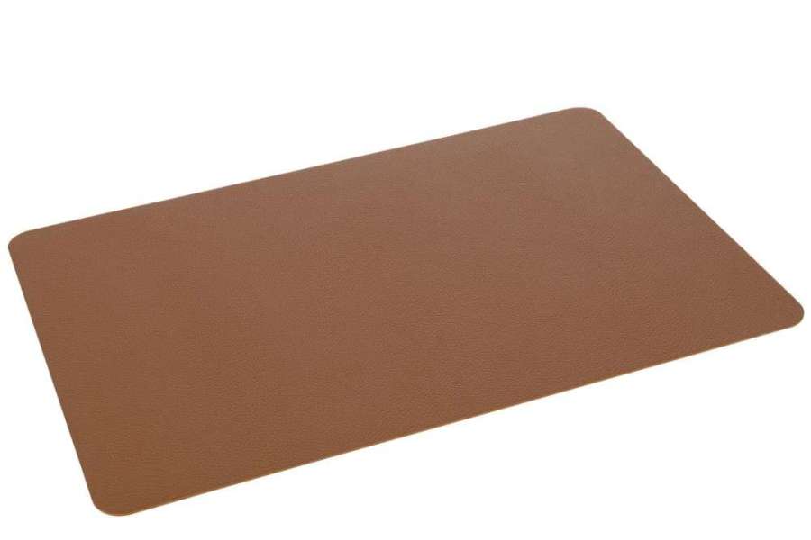 PLACEMAT RECTANGLE PVC COGNAC