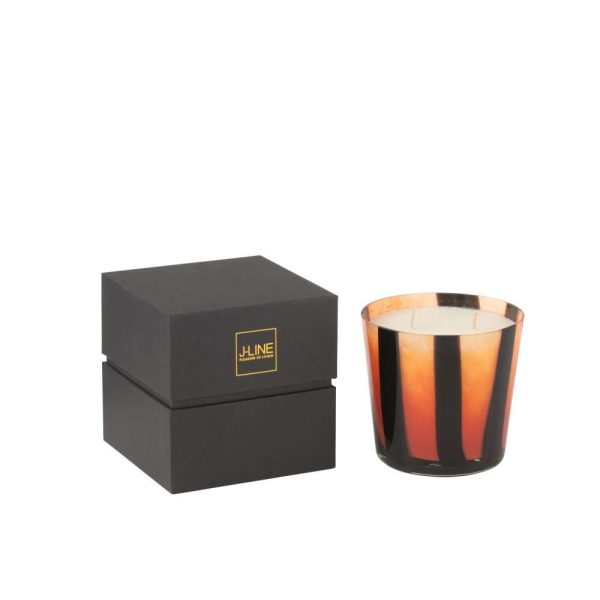 SCENTED CANDLE NOA LINES ORANGE SMALL-50 HOURS