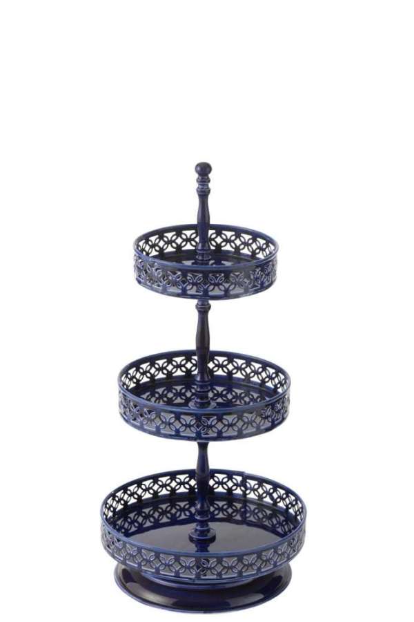 CAKE TRAY NAG IRON BLUE