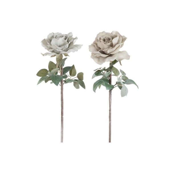 ROSE POLYESTER OLD GREEN MIX ASSORTMENT OF 2