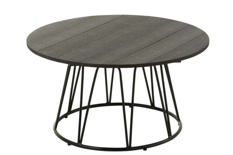 TABLE ZOA STEEL/POLYETHYLENE BLACK