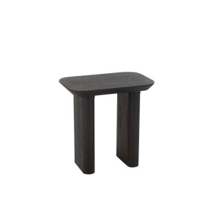 SIDE TABLE THIN VENEER/FIR WOOD BLACK