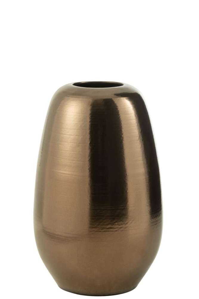 VASE LOLA PORCELAIN GOLD LARGE