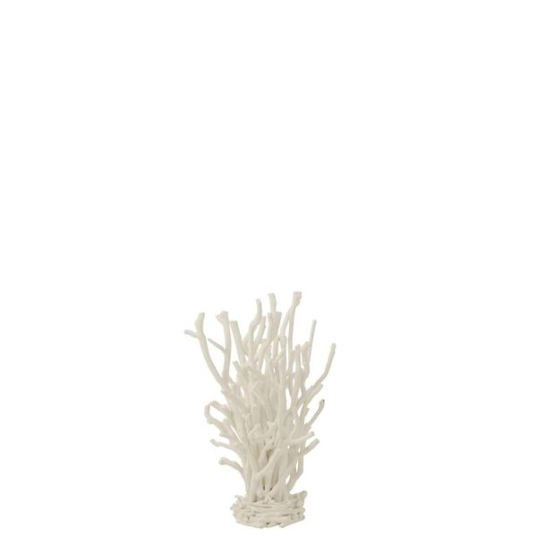DECO TEATREE WOOD WHITE SMALL