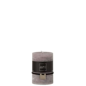 CYLINDER CANDLE  DARK GREY M39H