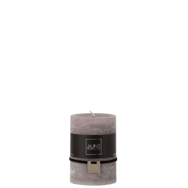 CYLINDER CANDLE  DARK GREY M39H