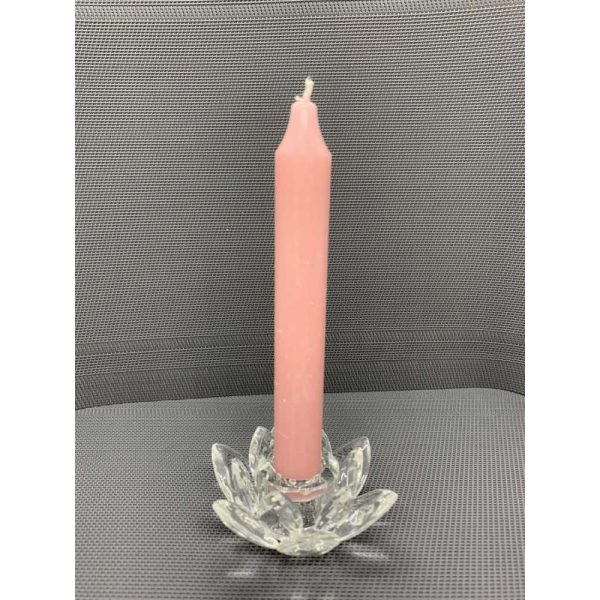 Lysestake til kronlys i Krystall - 9X4Cm