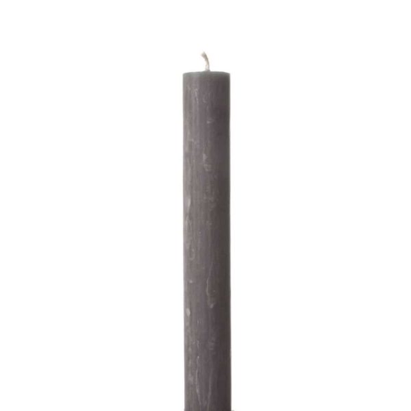 Kronelys rustikk maxi 29 Grå 29cm