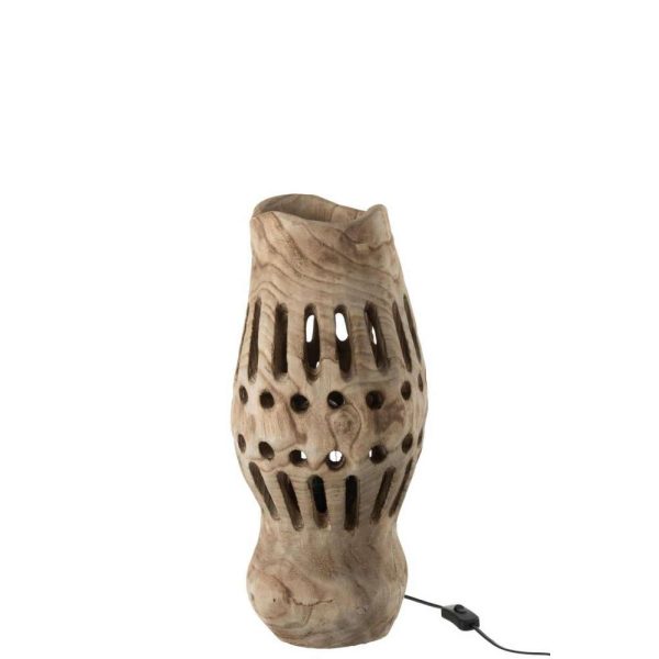LAMP VALERIE WOOD NATURAL