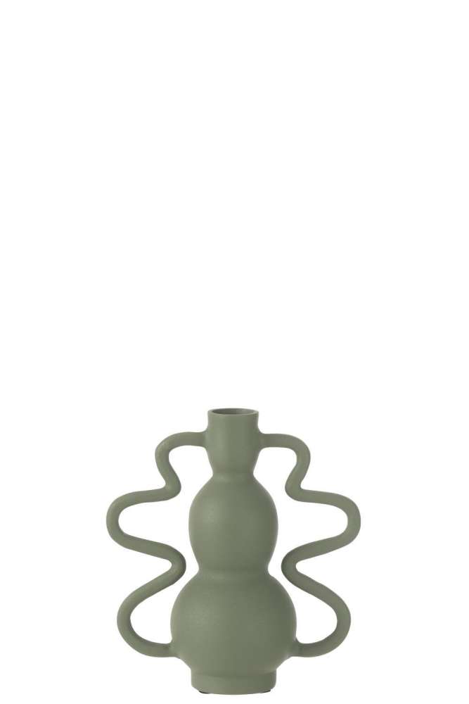 VASE MARIE ALUMINIUM GREEN