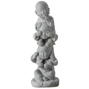 MONK ON SHOULDERS POLY GREY