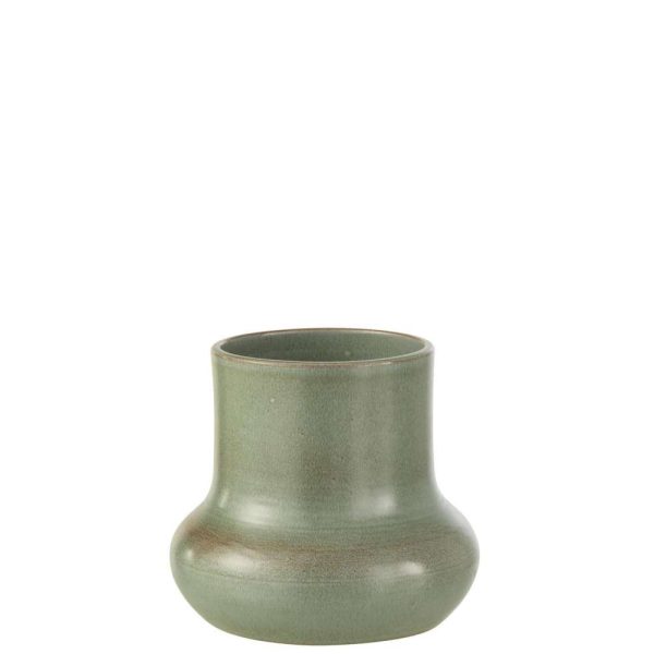 FLOWERPOT ORGANIC CERAMIC GREY BLUE