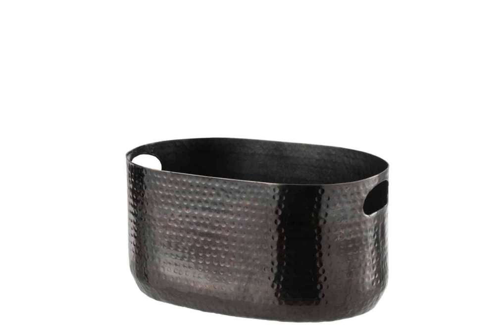 BUCKET CHAMPAGNE PATTERN ALUMINIUM BLACK