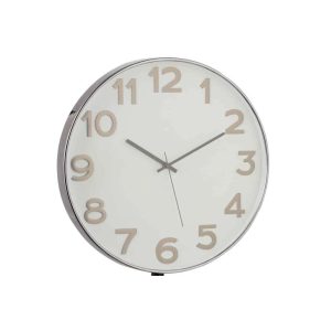 CLOCK ARABIC NUMERALS PLASTIC DARK GREY