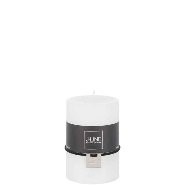 CYL. CANDLE WHITE M 39H J LINE