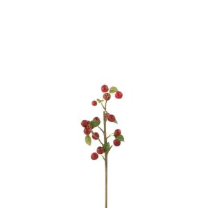 BRANCH BERRIES THICK PLASTIC RED/GREEN SMALL
