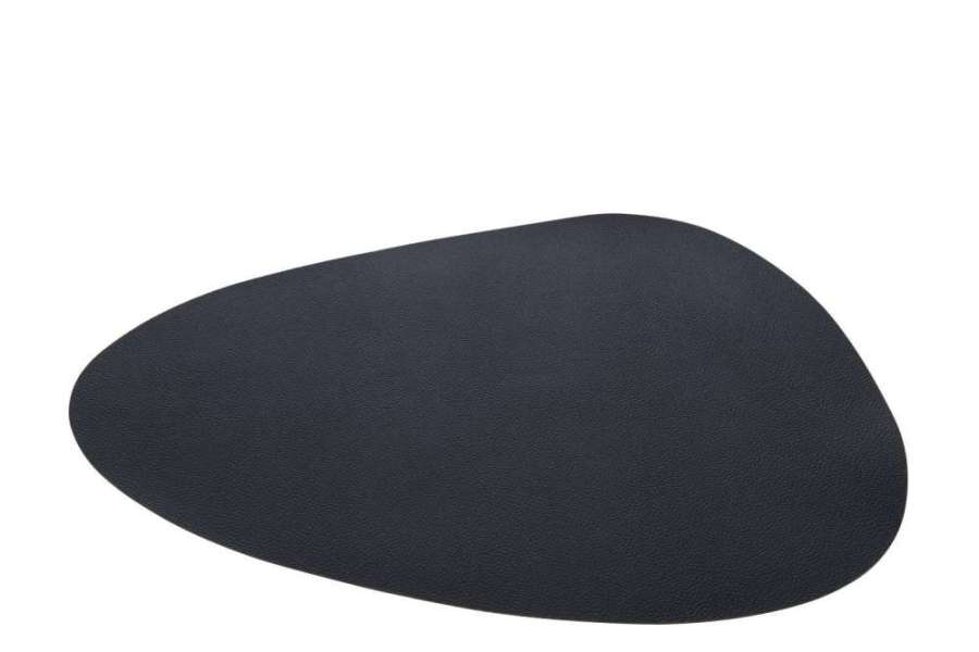 PLACEMAT STONE PVC BLACK