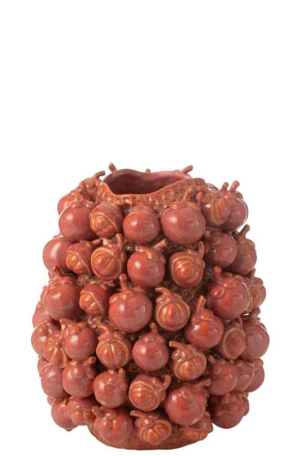 VASE BOTANICA CLAY COPPER ROSE SMALL