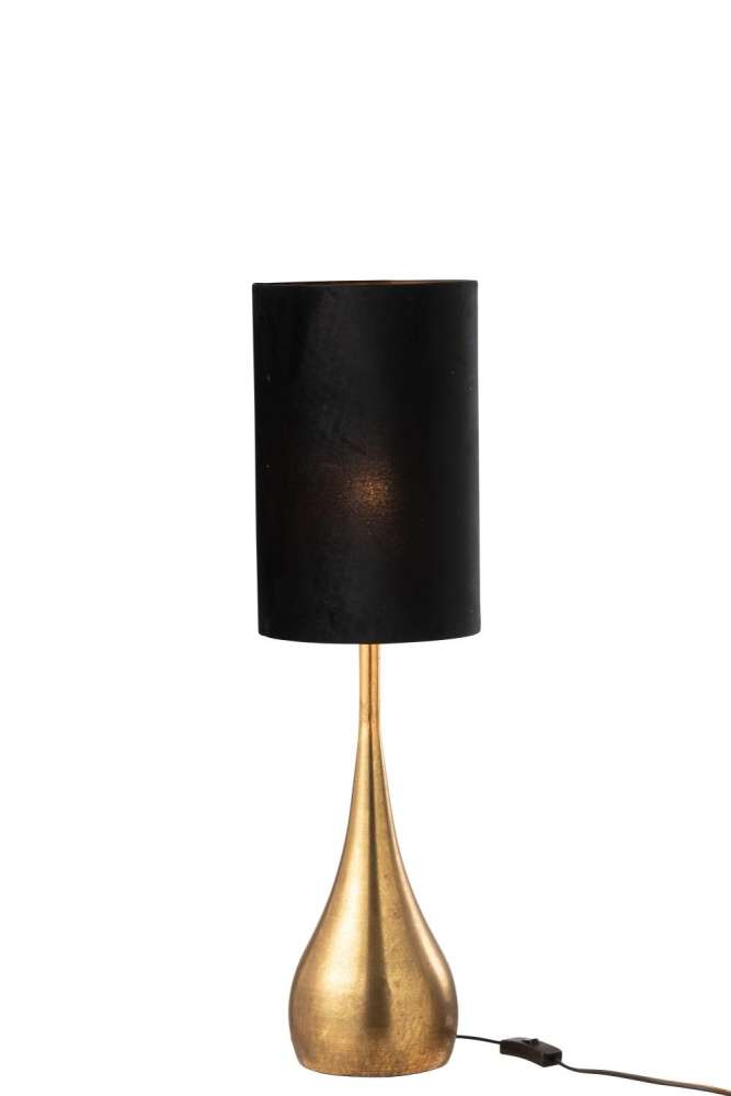 LAMP DROP IRON/VELVET GOLD/BLACK SMALL