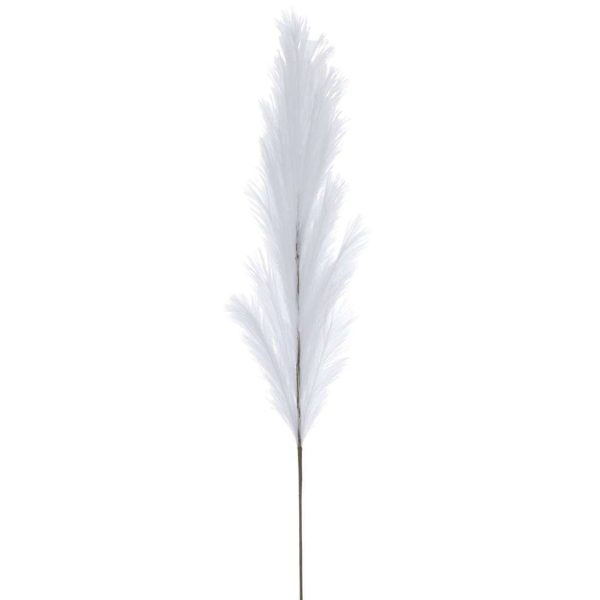 BRANCH PLUMEAU PLASTIC WHITE LARGE