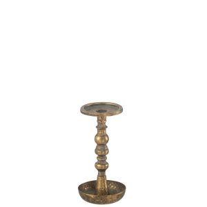 CANDLE HOLDER JERE METAL GOLD