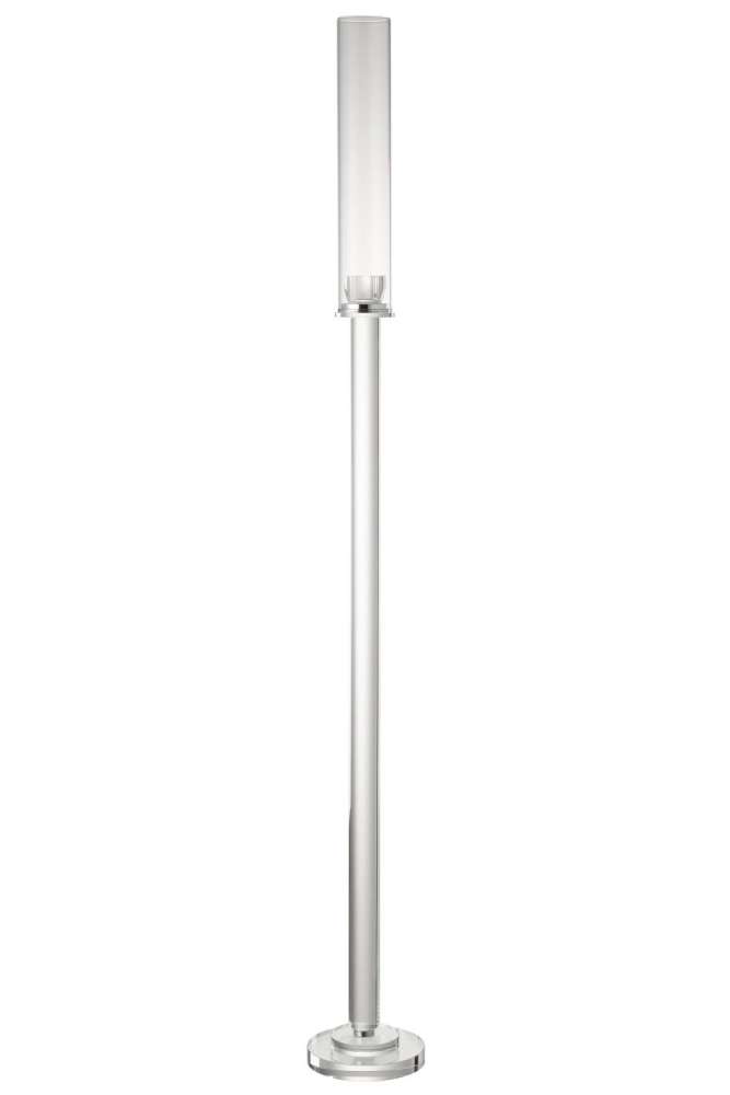 CANDLE HOLDER MOIRA GLASS TRANSPARENT LARGE