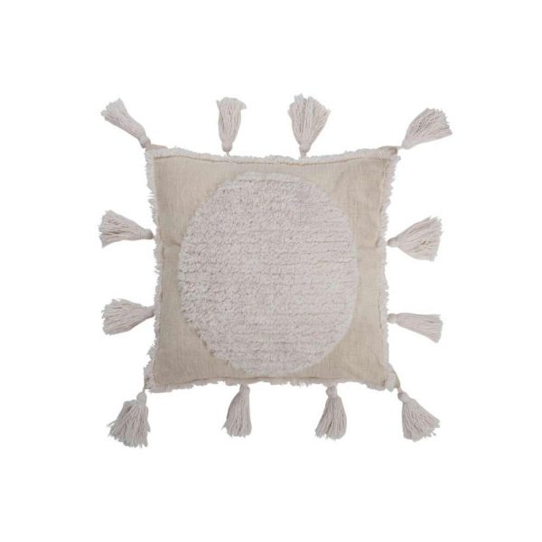 CUSHION TASSEL POLYESTER WHITE