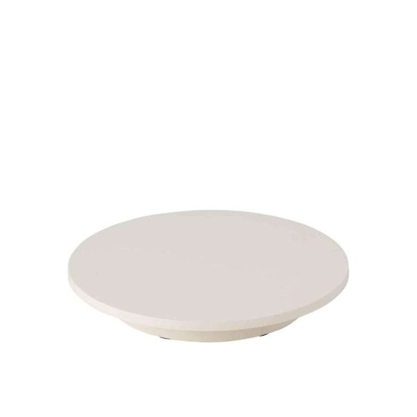 ROTATING BASE ROUND 100KG PLASTIC WHITE SMALL
