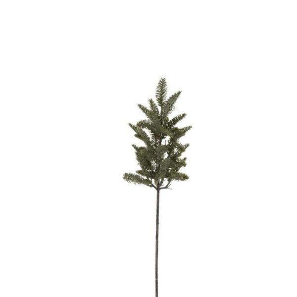 BRANCH PINE GLITTER PLASTIC GREEN SMALL
