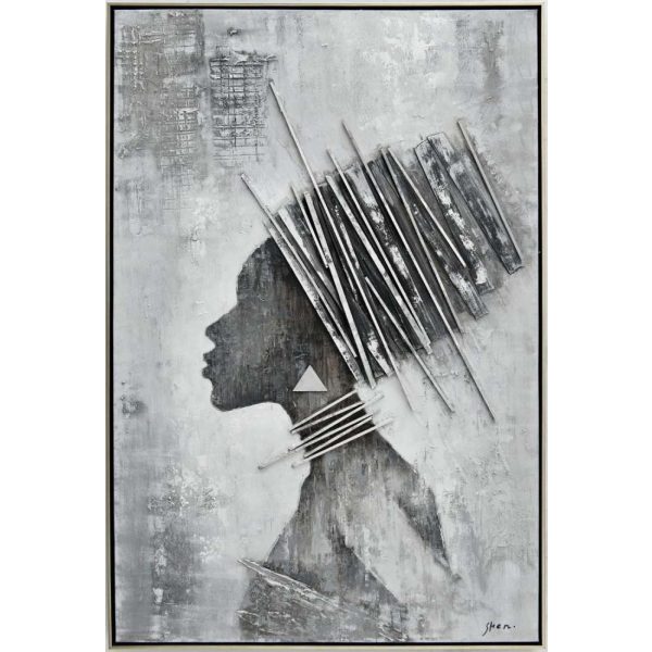 Maleri m/ramme 80x120cm
