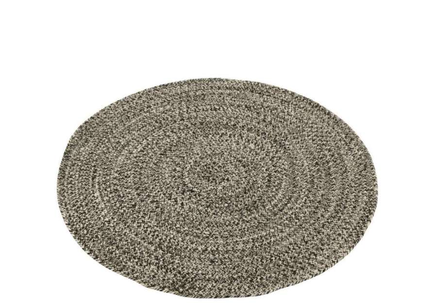 CARPET MIAMI OUTDOOR POLY BLACK/WHITE MEDIUM
