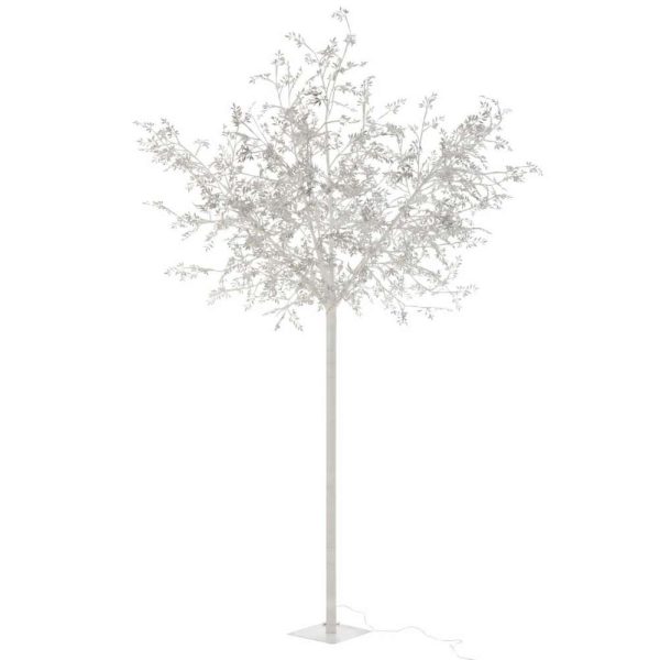 TREE LEAVES GLI+LED METAL SILVER EXTRA LARGE