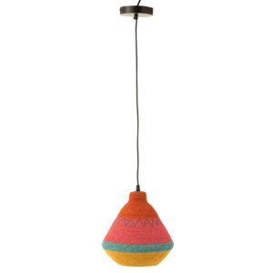 HANGING LAMP STRIPES+ZIGZAG TOP SEAGRASS MIX