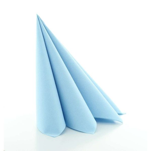 Serviett Tekstil 40X40Cm Lyseblå