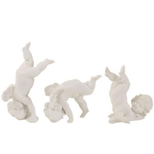 ANGEL GYMNASTICS POLY WHITE LARGE ASSORTMENT OF 3