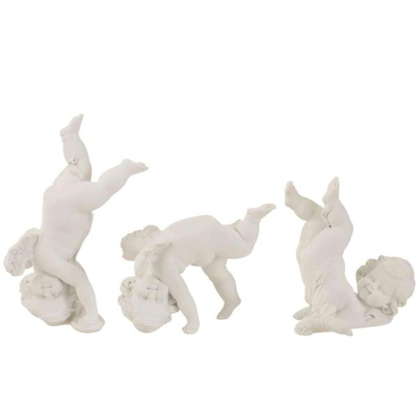 ANGEL GYMNASTICS POLY WHITE LARGE ASSORTMENT OF 3