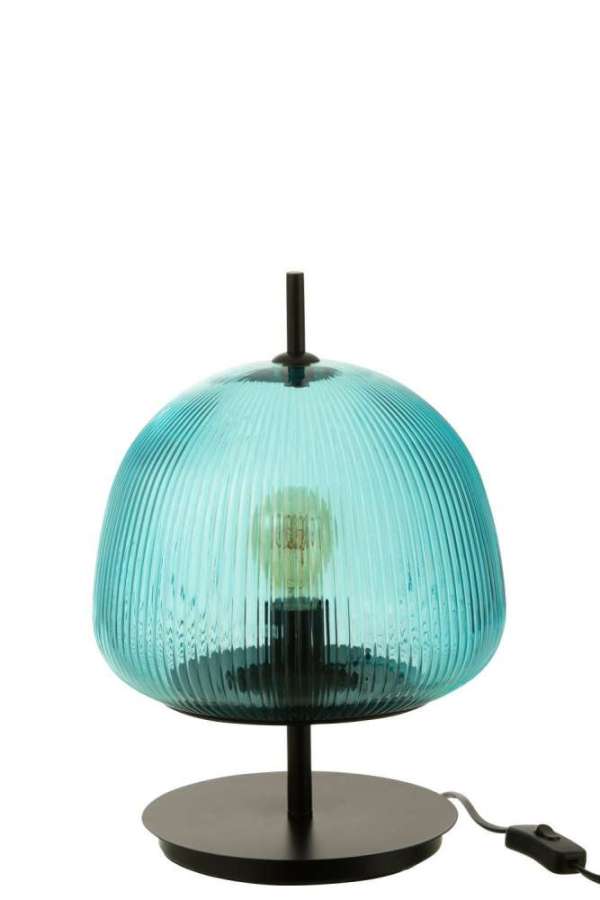 TABLE LAMPE OASIS GLASS BLUE SMALL