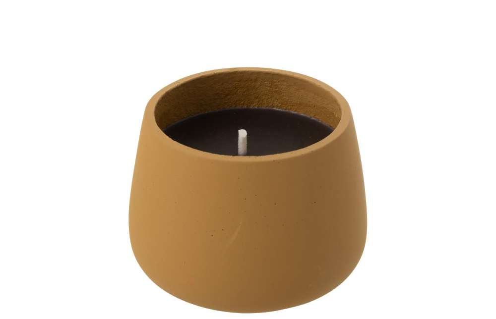 OUTDOOR CANDLE CYRA CEMENT LIGHT BROWN MEDIUM-31 HOURS