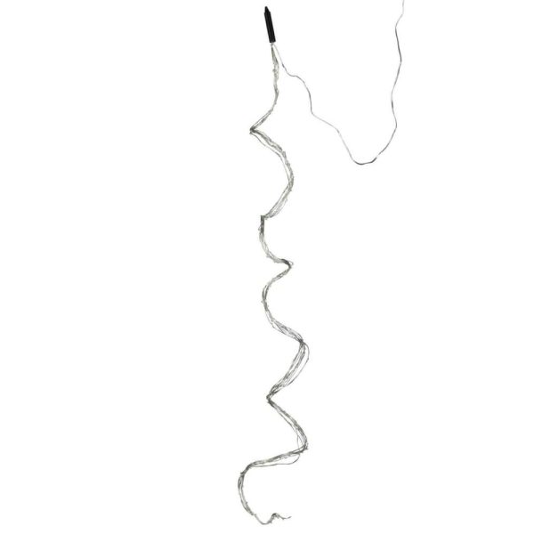 CHRISTMAS LIGHTS GARLAND 2M SILVER 200LED WARM WHITE