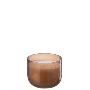 SCENTED CANDLE LI-LY LAND WAX BROWN SMALL-30H