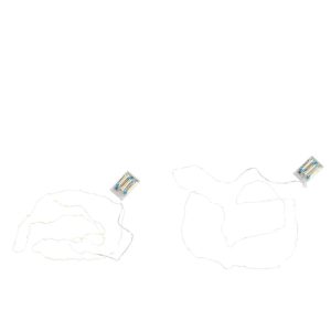 GIFTBOX 2 CHRISTMAS LIGHTS WIRE GOLD/SILVER 20LED WARM WHITE BATTERY